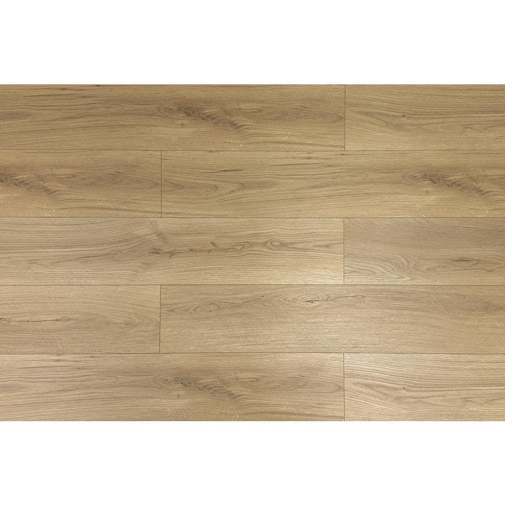 Rhodes Reims Natural 12mm T x 9.37 in. W HDF Waterproof AC5 Click Lock Laminate Wood Flooring (23.29 sq.ft./case) - Hercitys
