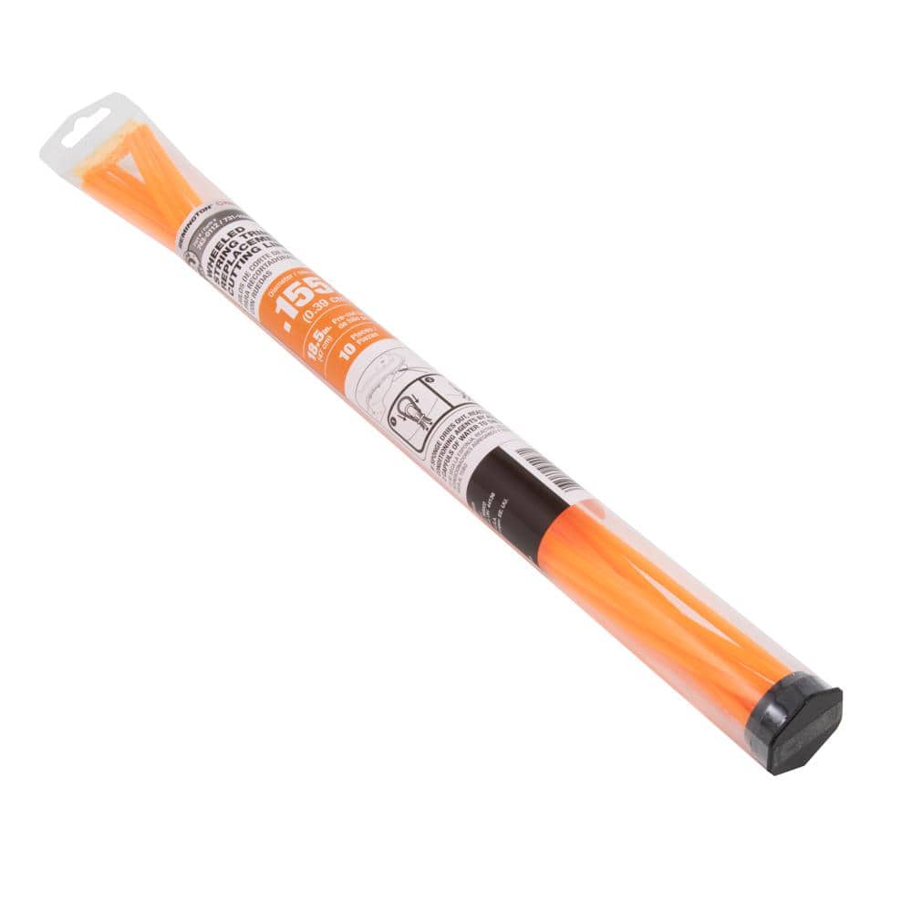 Pre-Cut 18.5 in Long 0.155 in. Replacement Trimmer Line for Walk-Behind Trimmer Mowers - Hercitys