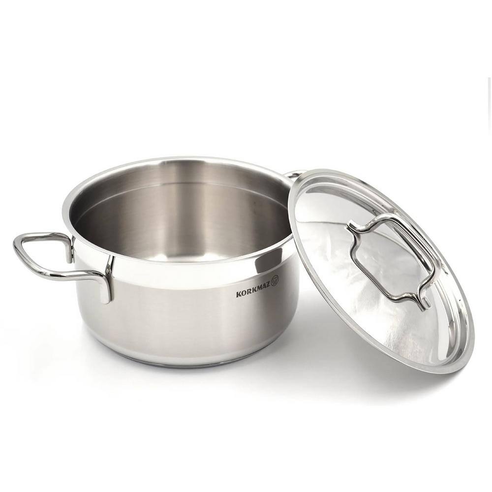 Alfa 2-Piece 8.5 Liter Stainless Steel Casserole Dish with Lid - Hercitys