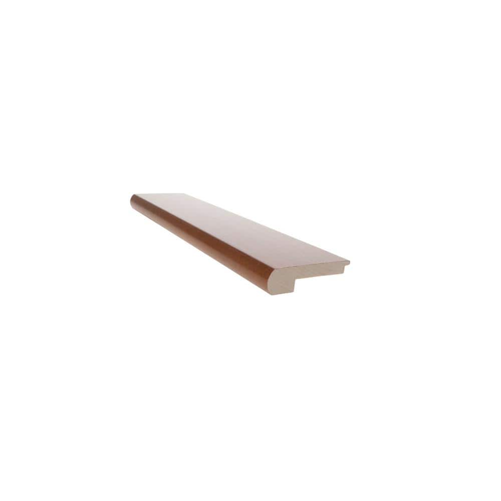 Stair Nose Balinese Maple High Gloss 0.375 in. T x 1.5 in. W x 78 in. L Solid Hardwood Trim - Hercitys
