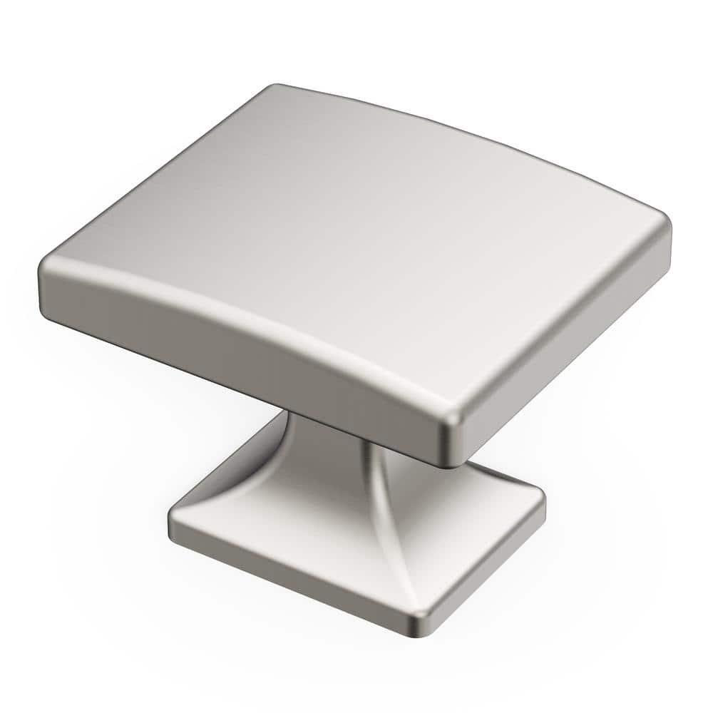 Forge Collection 1-7/16 in. x 1-1/4 in. Cabinet Knob Classic Satin Nickel Drawer, Kitchen, Bathroom (10-Pack) - Hercitys
