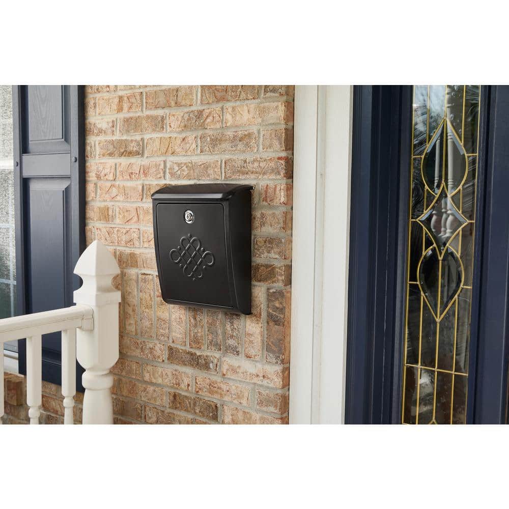 Bordeaux Rubbed Bronze, Medium, Steel, Locking, Wall Mount Mailbox - Hercitys