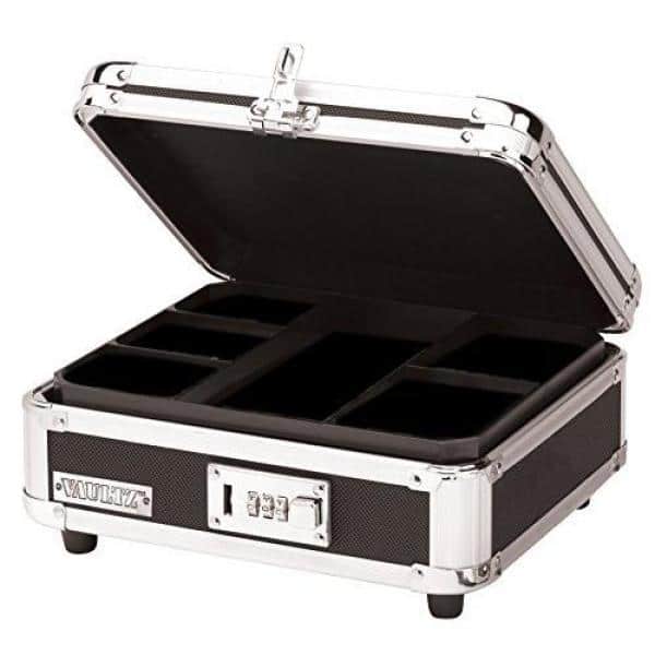 Locking Cash Box – Black, Combination Lock - Hercitys