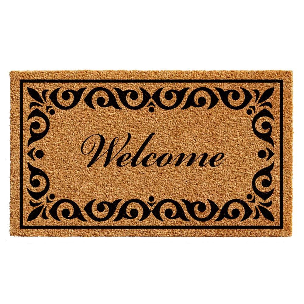 Breaux Welcome 24 in. x 36 in. Door Mat - Hercitys