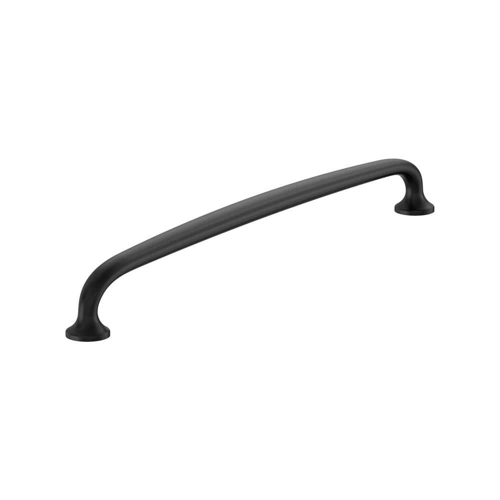 Renown 18 in. (457mm) Traditional Matte Black Arch Appliance Pull - Hercitys