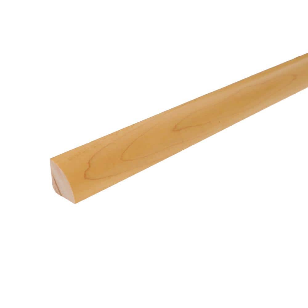 Quarter Round Matte Jasper 0.75 in. T x 0.75 in. W x 78 in. L Hardwood Trim - Hercitys