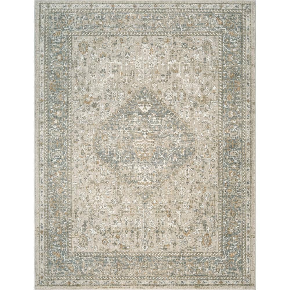 Royal Heritage Taupe 5 ft. x 7 ft. Area Rug - Hercitys