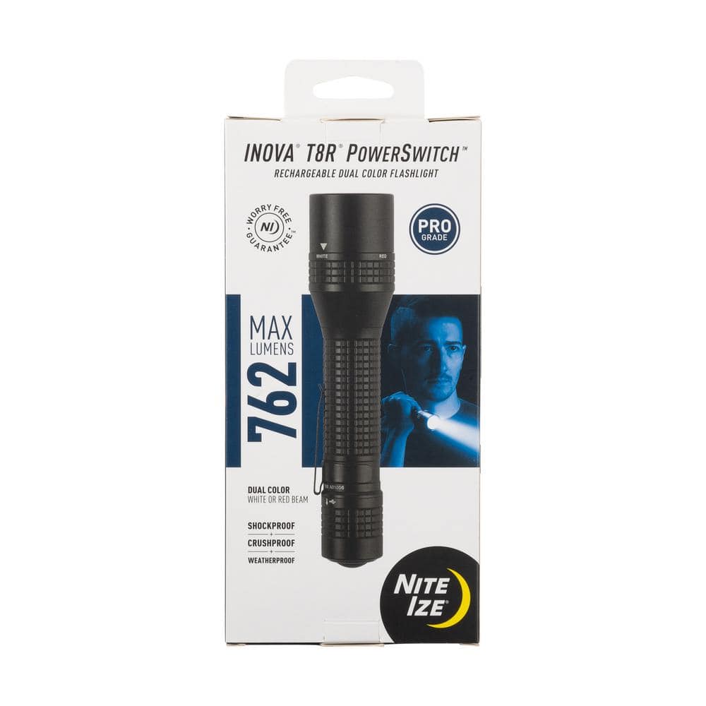 Inova T8R PowerSwitch Rechargeable Dual Color Flashlight - Hercitys