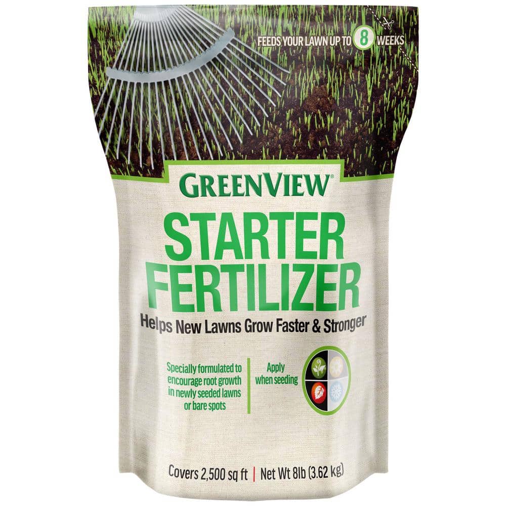 8 lbs. 2,500 sq. ft. Spring or Fall Lawn Starter Fertilizer 10-18-10 - Hercitys