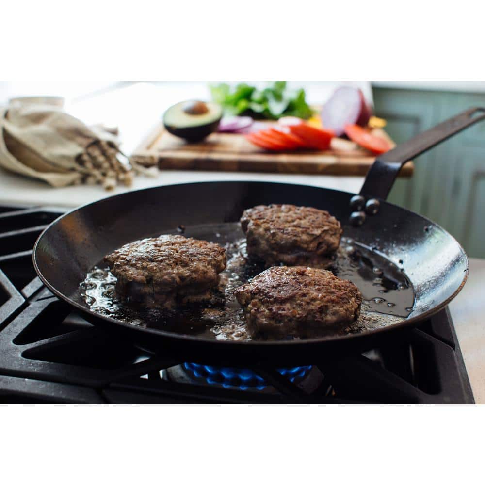 8 in. Seasoned Carbon Steel Skillet - Hercitys