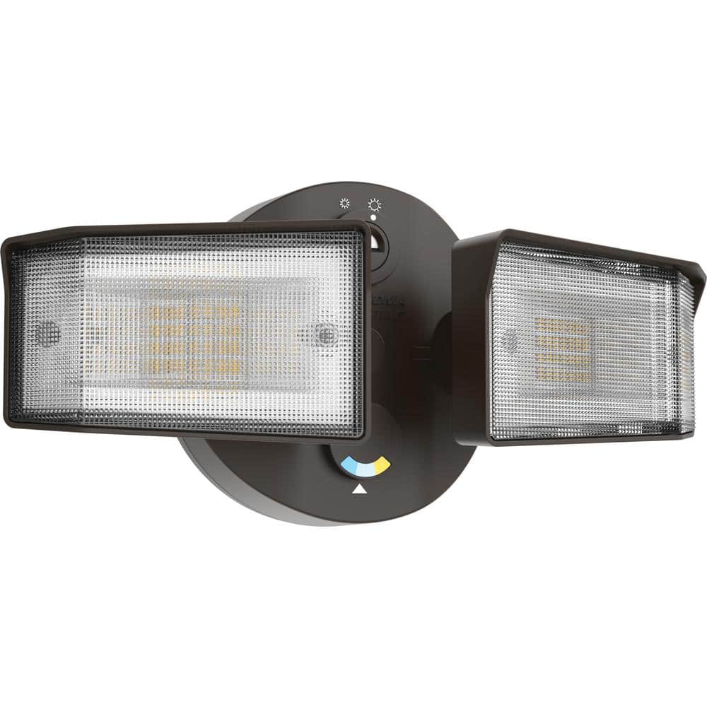 Contractor Select HGX Square Head Adjustable Lumen and Color Temperature Dark Bronze Outdoor integrated LED Flood Light - Hercitys