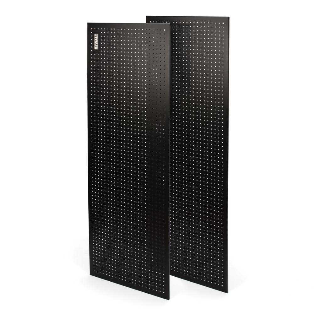 71 in. H x 24 in. W Pegboard Black Metal Kit for DXST10000 6 ft. Industrial Storage Rack - Hercitys
