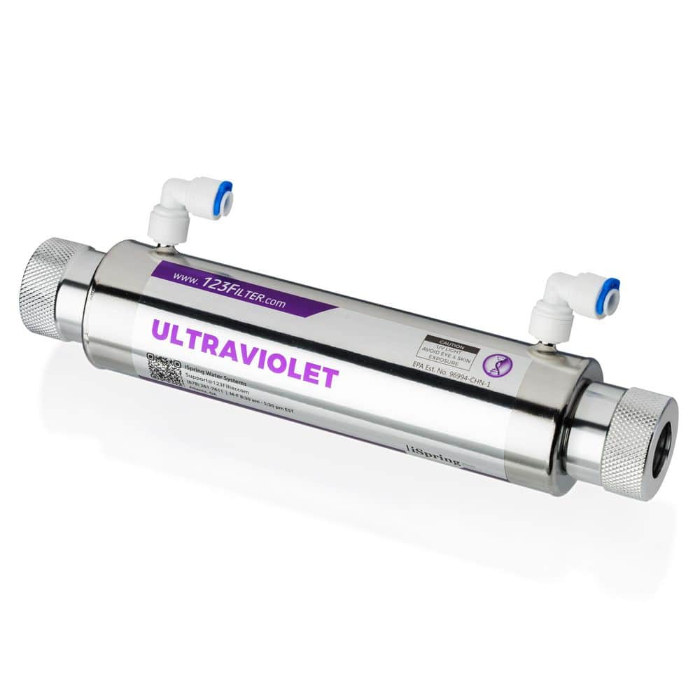 UV Ultraviolet Water Filter with Smart Flow Sensor Switch, 11W UV lamp - Hercitys