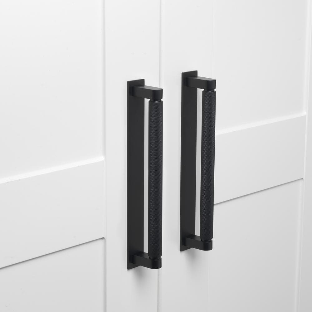 9 in. Squared Cabinet Backplate 7-9/16 in. Center to Center, 9342-192-MB - Hercitys