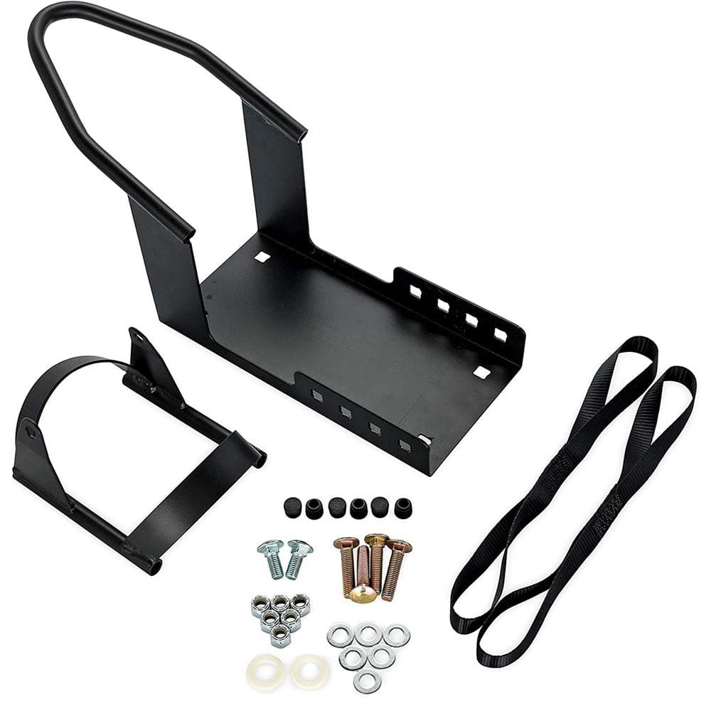 Motorcycle Wheel Chock Mount with Handlebar Straps & Universal Tire Fit - Hercitys