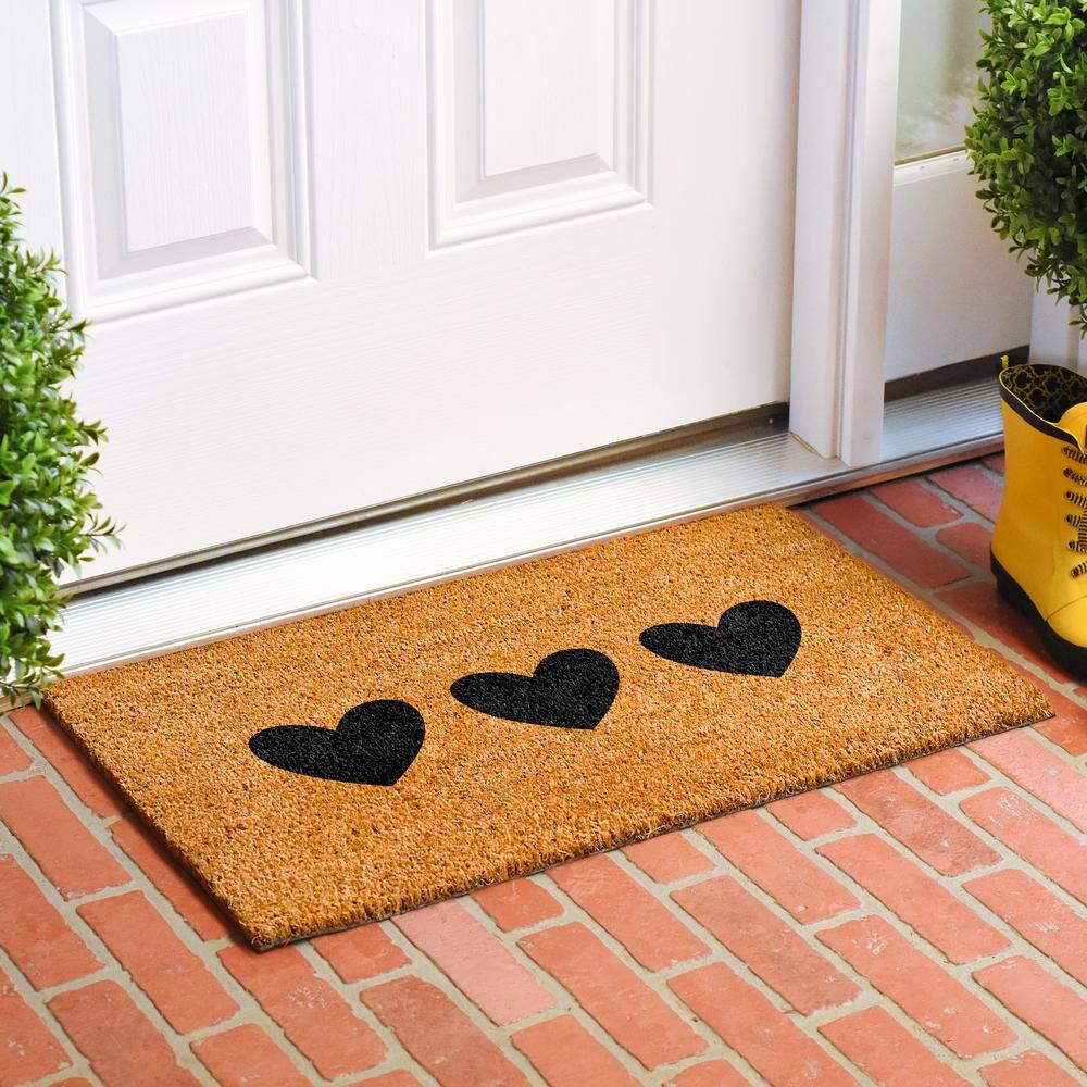 Trio Hearts Doormat, 30″ x 48″ - Hercitys