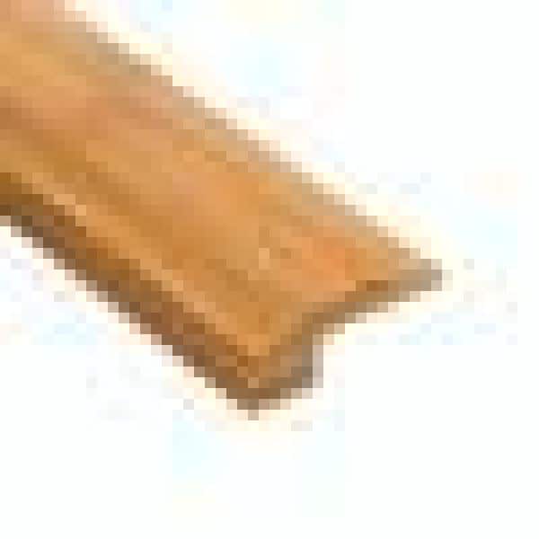 Horizontal Toast 3/8 in. Thick x 2 in. Wide x 47 in. Length Bamboo Carpet Reducer Molding - Hercitys