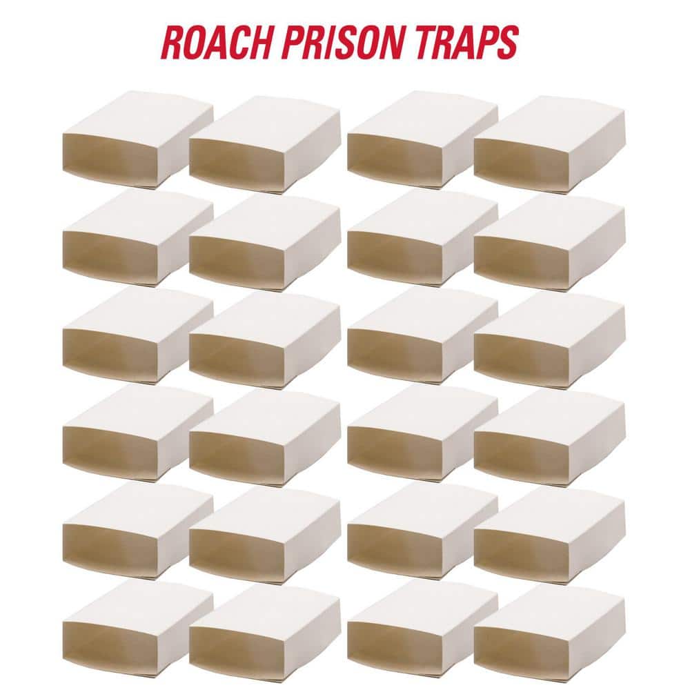 Roach Prison Trap (12-Pack, 24-Traps) - Hercitys
