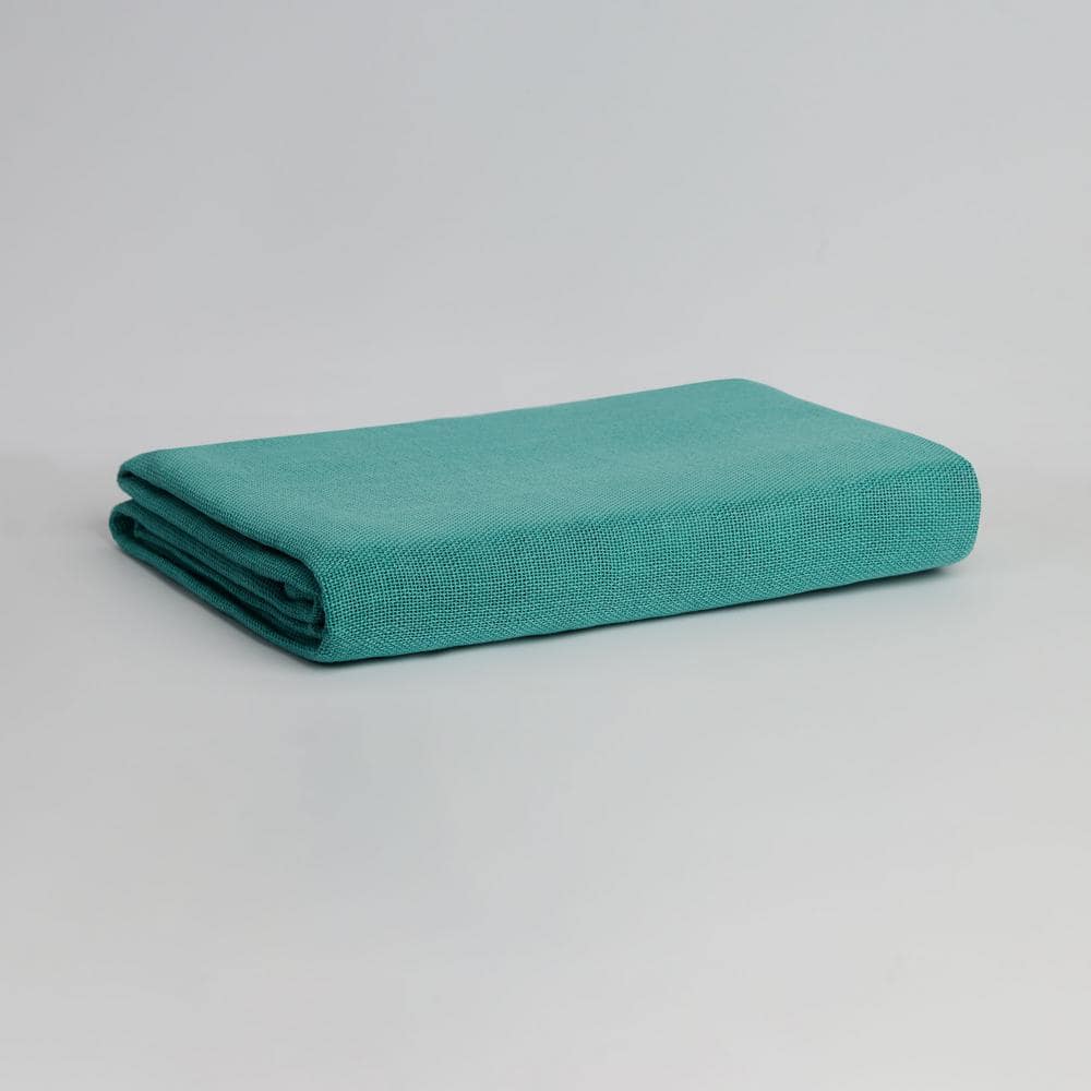 Gauze 70 in. Round Canton Solid 100% Cotton Tablecloth - Hercitys