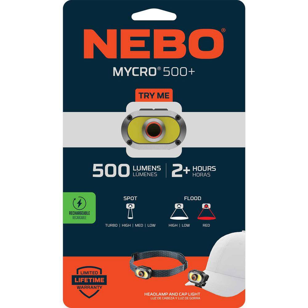 Mycro 500 Lumens Rechargeable Headlamp - Hercitys