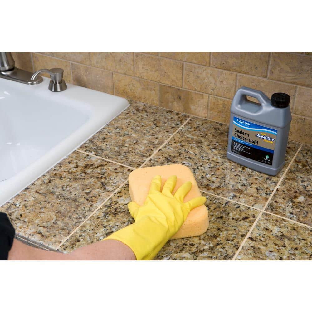 Aqua Mix Sealer’s Choice Gold 0.8 qt. Penetrating Sealer for Tile, Concrete, Porcelain, Stone and Grout - Hercitys