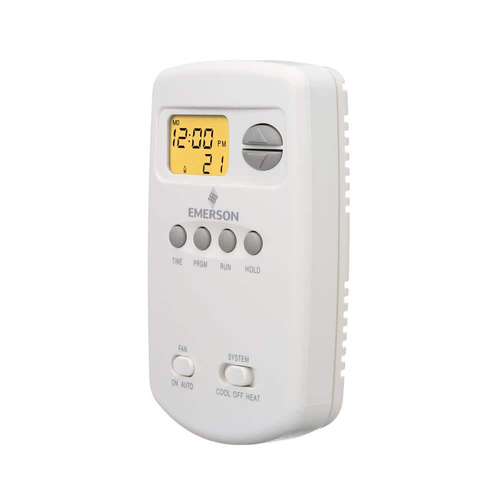 70 Series Classic, 5 + 2 Day Programmable, Single Stage (1H/1C) Vertical Thermostat - Hercitys