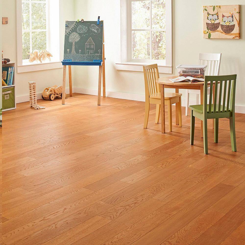 Havana White Oak 3/8 in. T x 5 in. W Wire Brushed Engineered Hardwood Flooring (19.7 sqft/case) - Hercitys