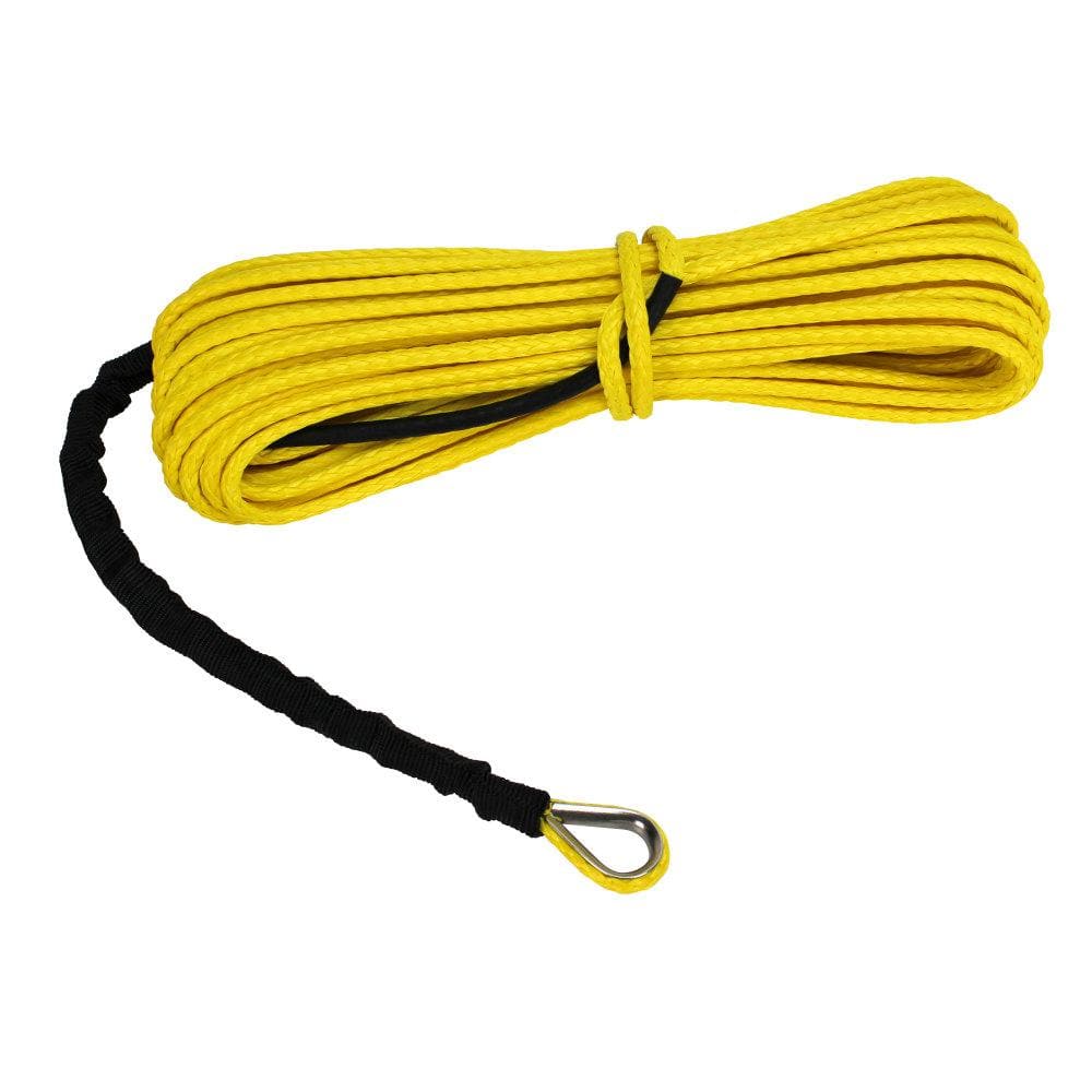 The Devils Hair Synthetic ATV / UTV Winch Rope – Yellow - Hercitys