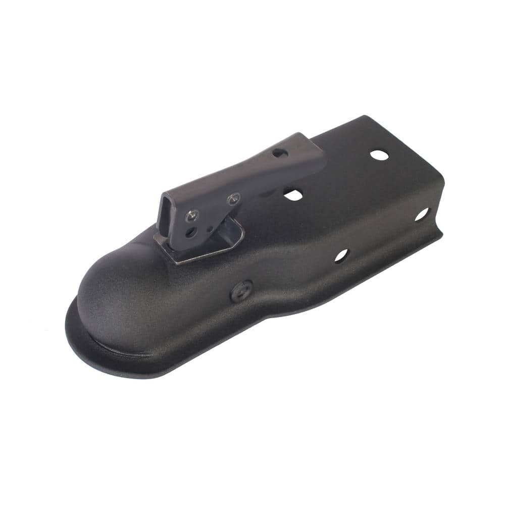 Blackout 3500 lbs. 2 in. Ball 3 in. Channel Coupler with Signature Black Wrinkle Powder Coat - Hercitys