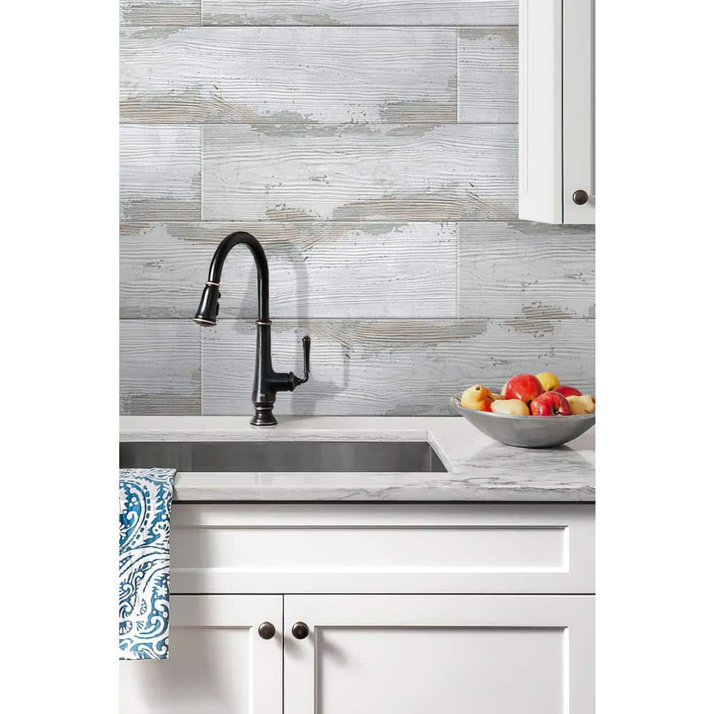 Harlan 7.9 in. x 47.2 in. Gray Porcelain Matte Wall and Floor Tile (20 Cases/207.2 sq. ft./Pallet) - Hercitys