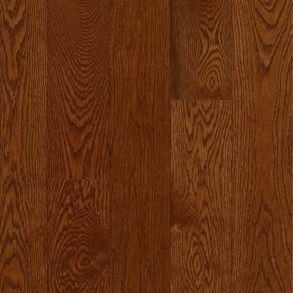 American Originals Deep Russet Oak 3/4 in. T x 5 in. W Smooth Solid Hardwood Flooring (23.5 sq.ft./ctn) - Hercitys