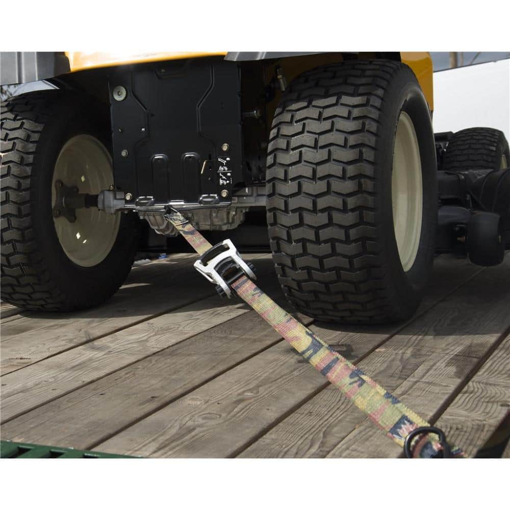 All Weather Camo Ratchet Tie-Down 12 ft. x 1 in. 550 lbs. (2-Pack) - Hercitys