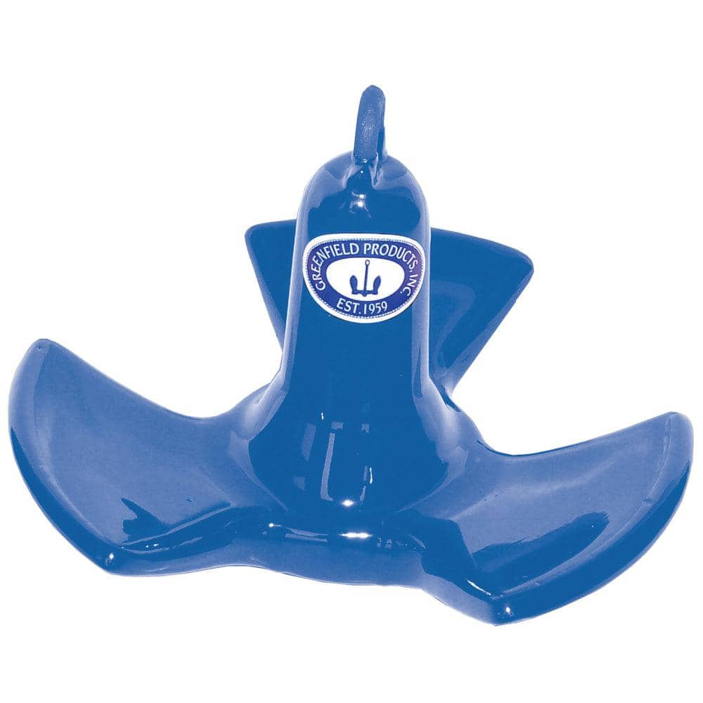 Vinyl Coated River Anchor – Royal Blue, 20 lb. - Hercitys