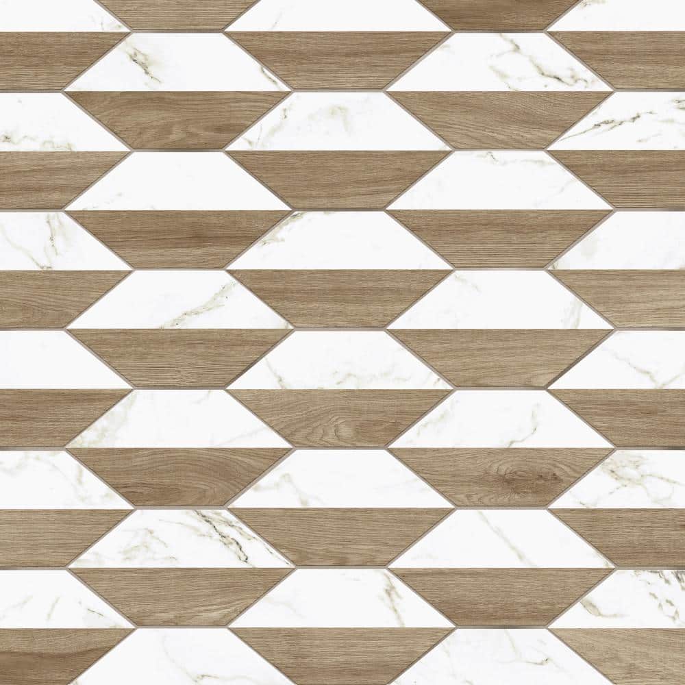 Llama Kayak Lagom Nature 6-1/2 in. x 12-1/2 in. Porcelain Floor and Wall Tile (8.4 sq. ft./Case) - Hercitys