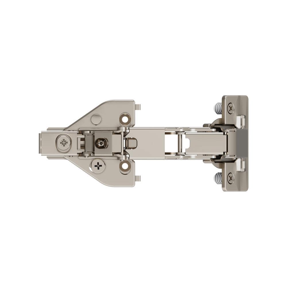 Nickel Full Overlay Face Frame 165 ° Bi Fold Door Self Close Concealed Cabinet Hinges (2-Pack) - Hercitys