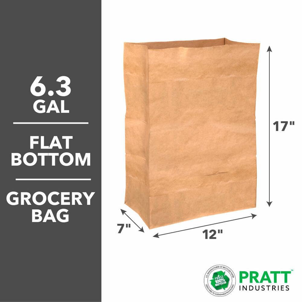6.3 Gal. Kraft Grocery Sacks (400-Count) - Hercitys