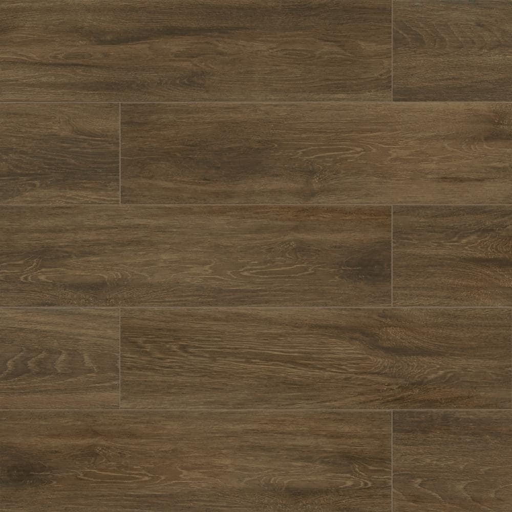 Balboa Amber 6 in. x 24 in. Matte Ceramic Wood Look Floor and Wall Tile (17 sq. ft./Case) - Hercitys