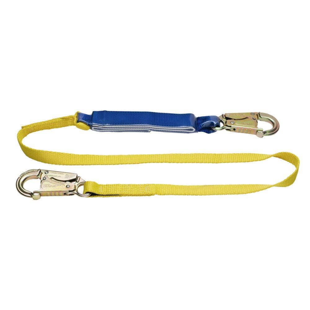 6 ft. DeCoil Lanyard (DCELL Shock Pack, 1 in. Web, Snap Hook) - Hercitys
