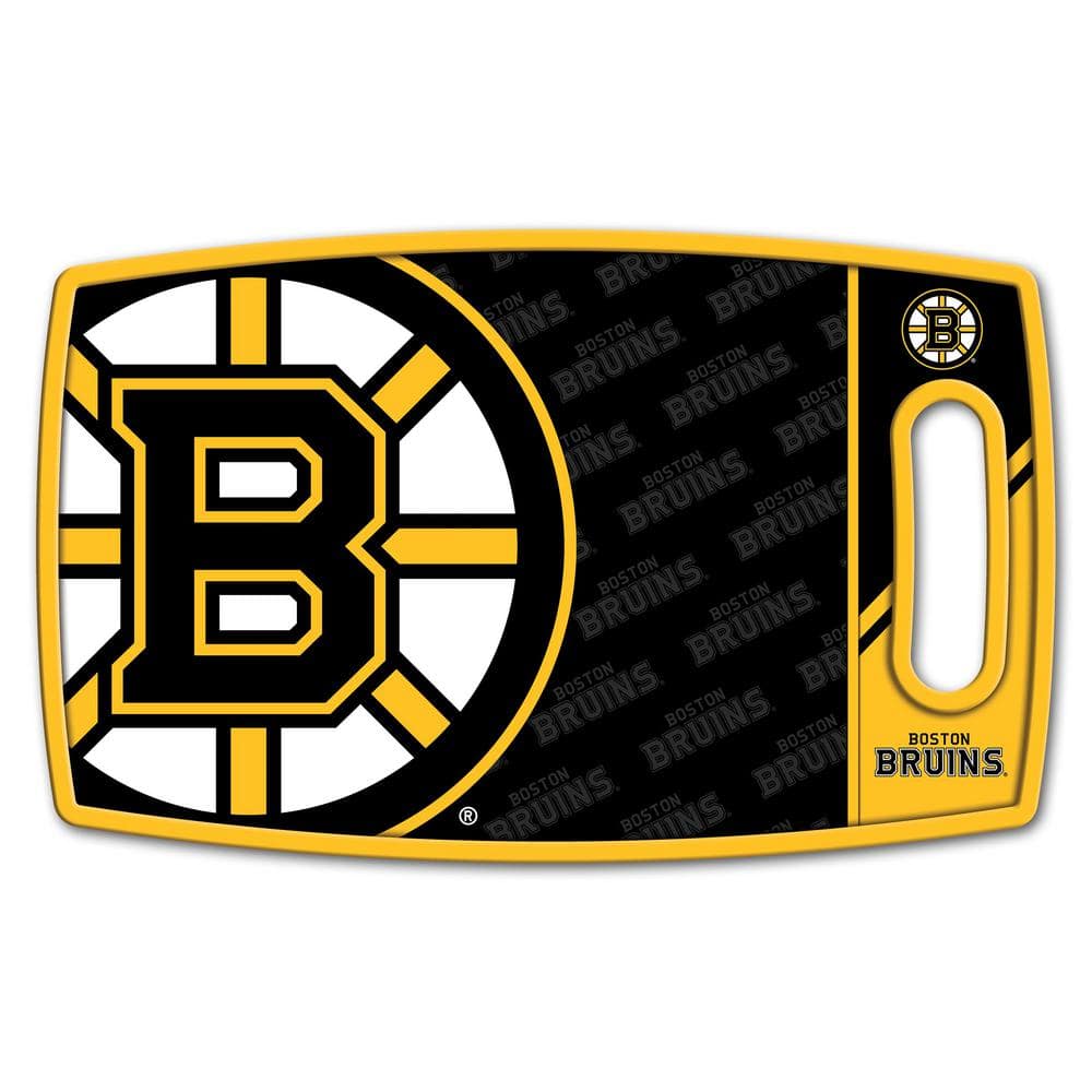 NHL Boston Bruins Logo Series Cutting Board 9in x 0.5in- Rectangle- Manufactured Wood and polypropylene - Hercitys