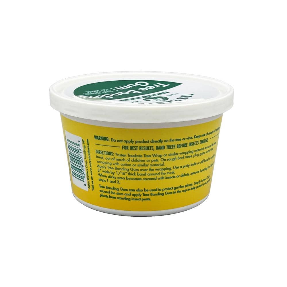 Tree Banding Gum 16 oz. Tub-Insect Barrier for Trapping and Monitoring Pests like Ants, Weevils, Spongy Moth and More - Hercitys