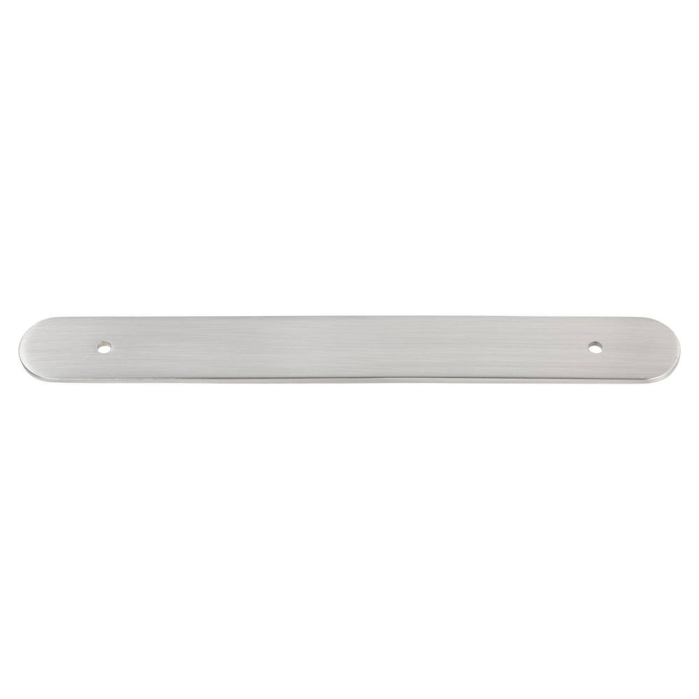 8-1/2 in. Rounded Cabinet Backplate 6-1/4 in. Center to Center, 9343-160-SN - Hercitys