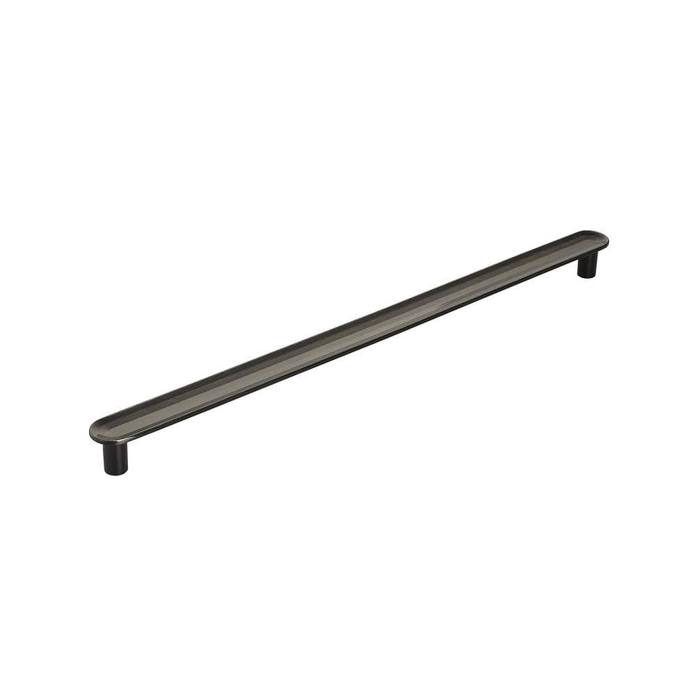 Concentric 10-1/16 in. (256mm) Modern Gunmetal Bar Cabinet Pull - Hercitys