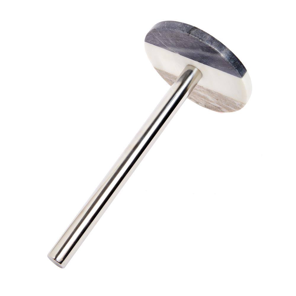 Marble Counter Mount Grey Paper Towel Holder - Hercitys