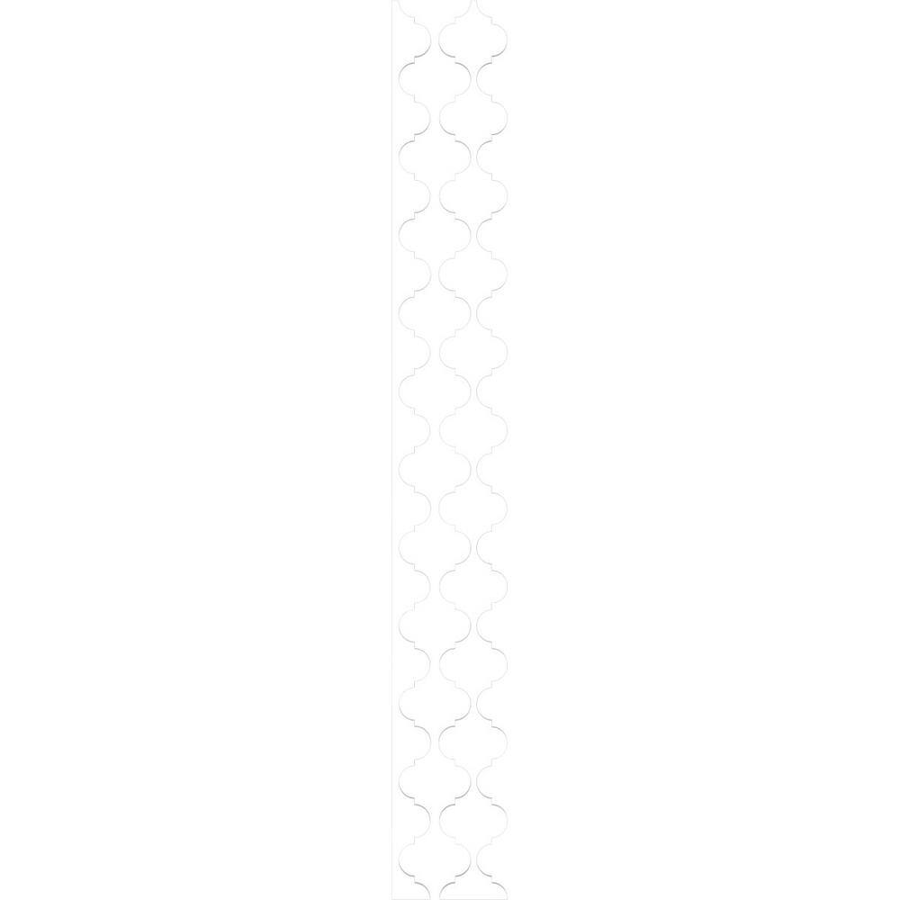 Marrakesh 94 in. H x 0.375 in. W Slatwall Panels in PVC 12-Pack - Hercitys