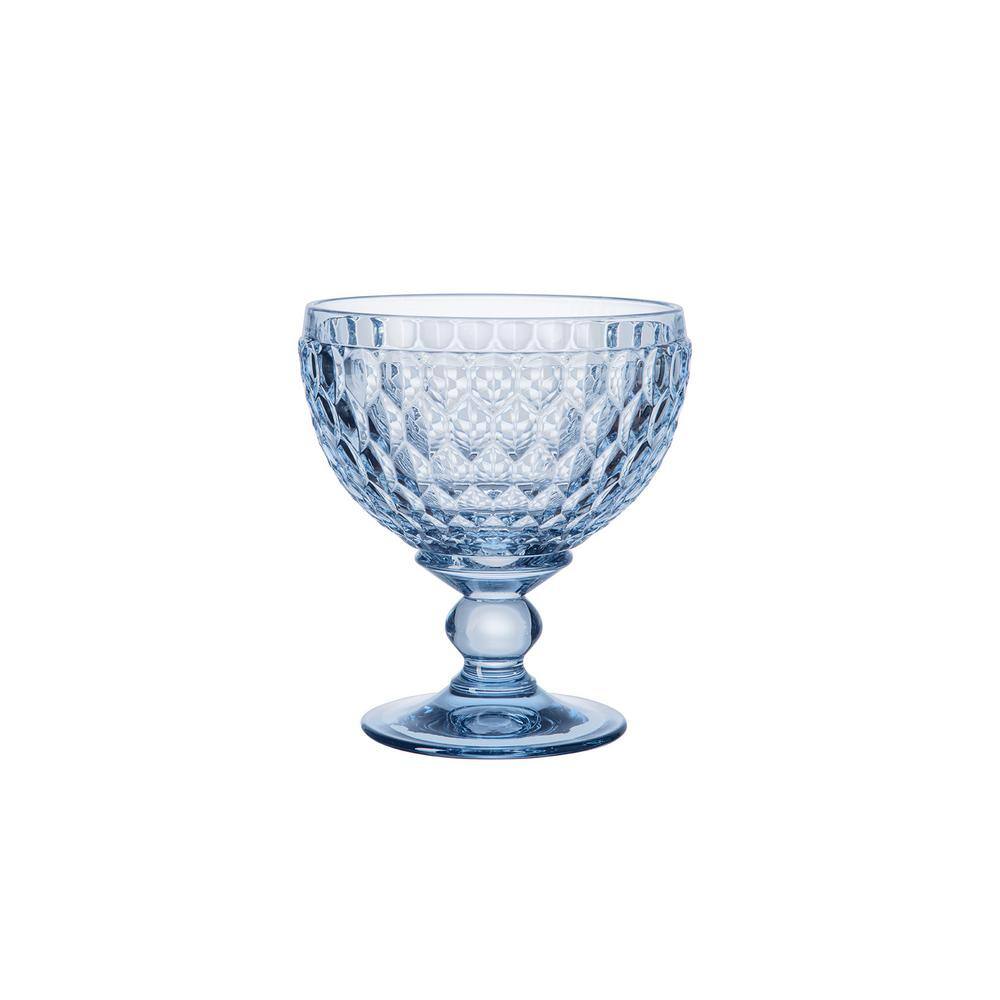 Boston Blue Champagne Glasses (Set of 4) - Hercitys