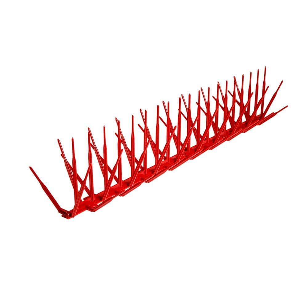 Brick Red Plastic Bird Spike – 10 ft. x 7 in. - Hercitys