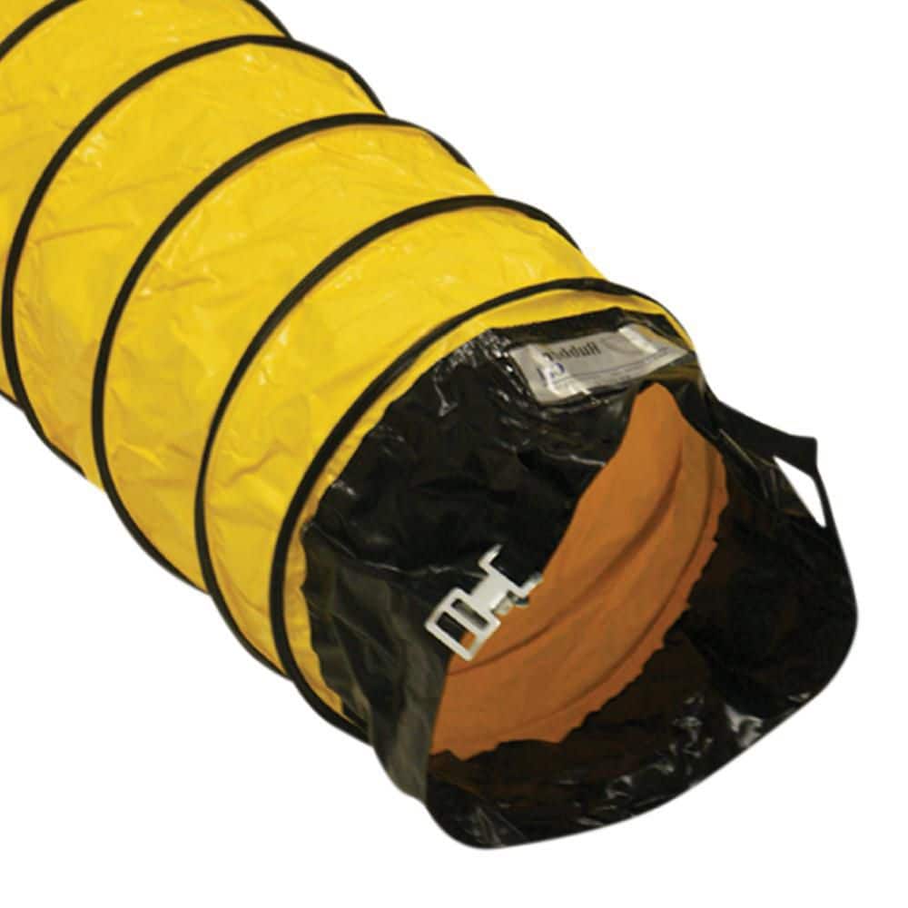 Air Ventilator Yellow 4 in. D x 25 ft.Coil Flexible Ducting Yellow - Hercitys