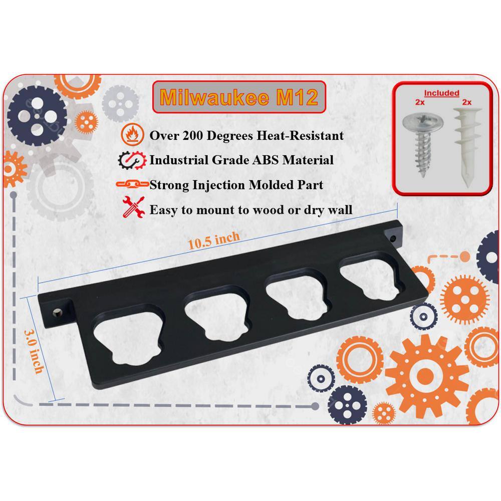 Milwaukee Battery Holder M12 - Hercitys