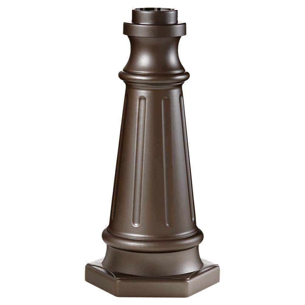 Oil Rubbed Bronze Outdoor Lantern Post Base - Hercitys