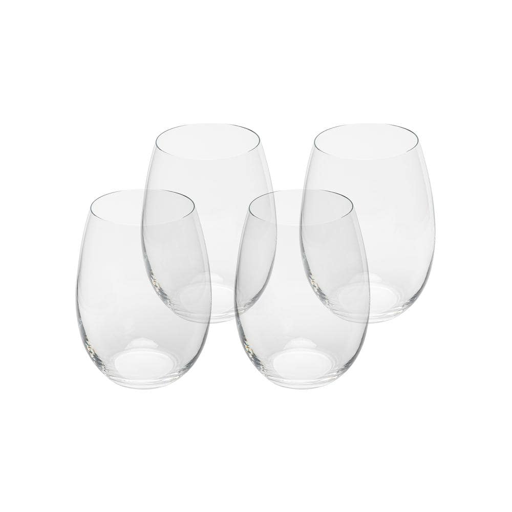 David Shaw Designs 15 oz. Modern Stemless Wineglass Set (Set of 4) - Hercitys
